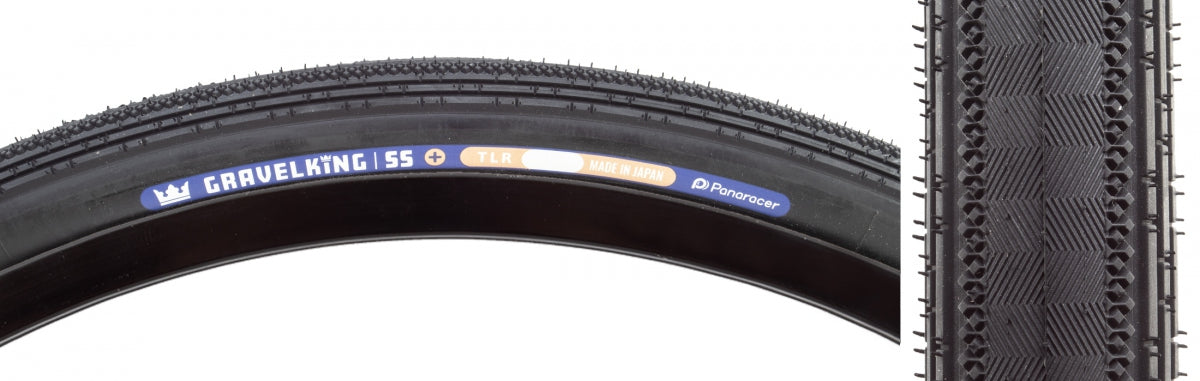 PANARACER TIRE PAN GRAVELKING SS+ 700x45 FOLD TBLS BK/BK (O) - PANARACER