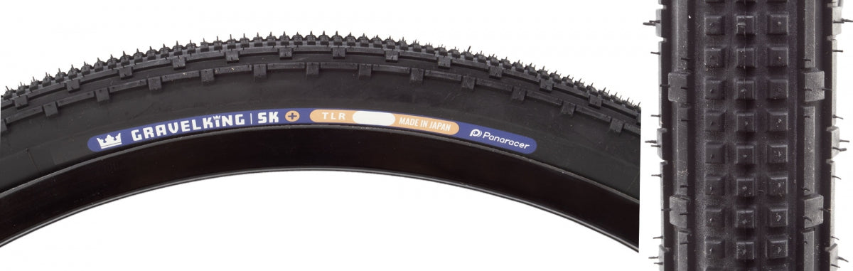 PANARACER TIRE PAN GRAVELKING SK+ 27.5x1.9 (650Bx48) FOLD TBLS BK/BK (O) - PANARACER