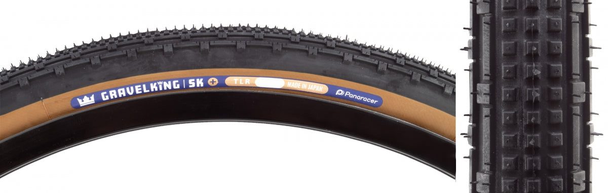 PANARACER TIRE PAN GRAVELKING SK+ 700x35 FOLD TBLS BK/BN (O) - PANARACER
