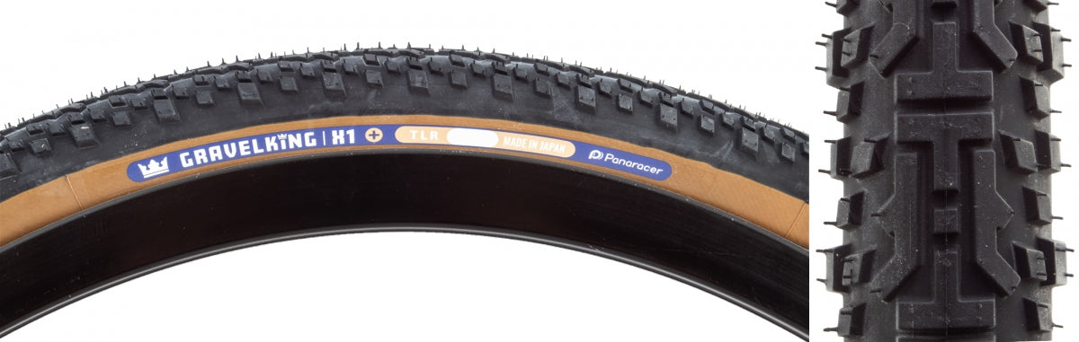 PANARACER TIRE PAN GRAVELKING X1+ 700x35 FOLD TBLS BK/BN - PANARACER