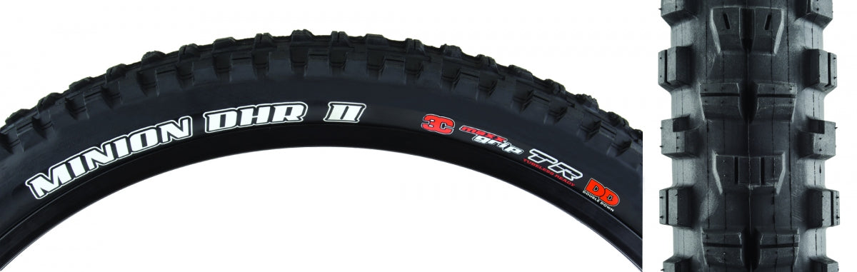 MAXXIS TIRE MAX MINION DHR II 27.5x2.5 BK FOLD/120x2 3CG/DD/TR - MAXXIS
