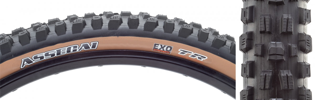 MAXXIS TIRE MAX ASSEGAI 29x2.5 BK/TAN FOLD/60 EXO/TR - MAXXIS