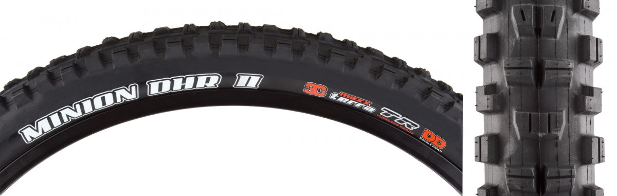 MAXXIS TIRE MAX MINION DHR II 29x2.5 BK FOLD/120x2 3CT/DD/TR - MAXXIS