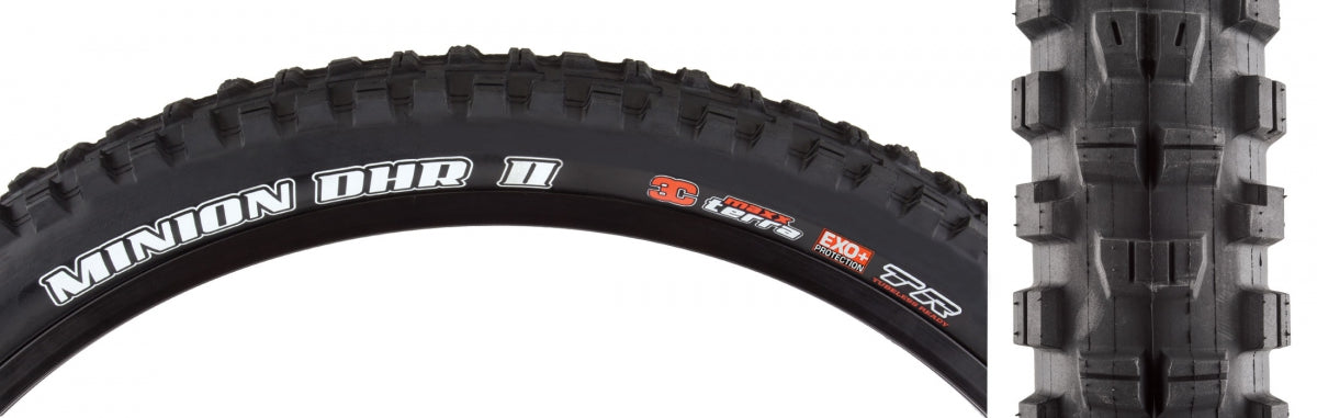 MAXXIS TIRE MAX MINION DHR II 29x2.5 BK FOLD/60 3CT/EXO+/TR - MAXXIS