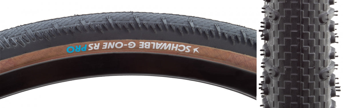 SCHWALBE TIRE SWB G-ONE RS PRO 700x35 EVO V-GUARDBK/YSK ADDIX RACE TLR FOLD - SCHWALBE