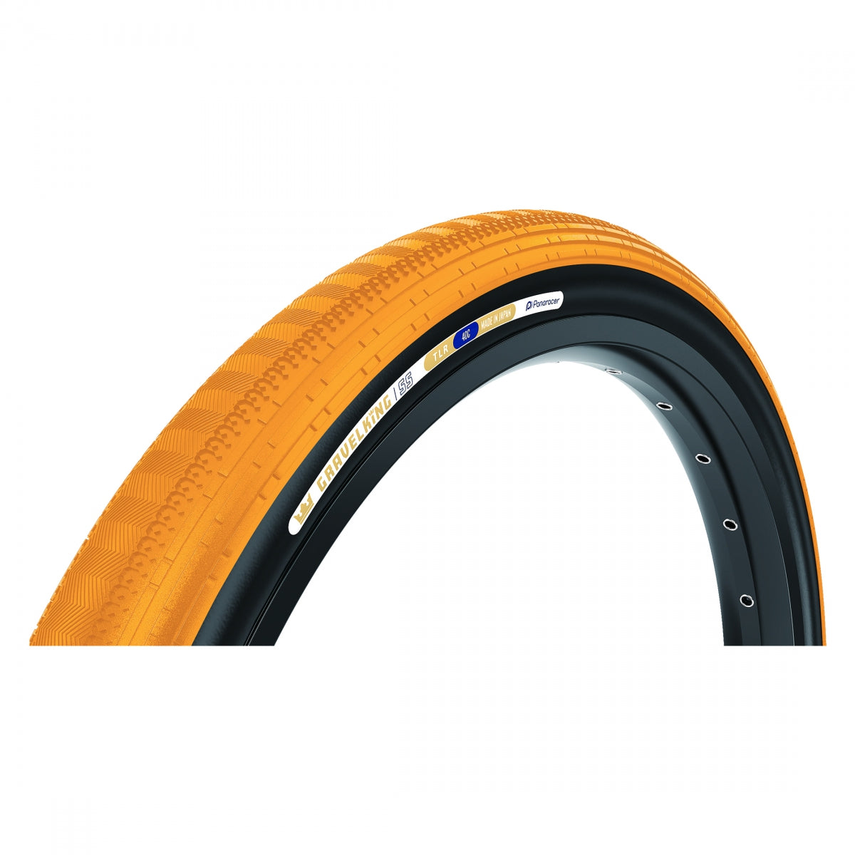 PANARACER TIRE PAN GRAVELKING SS 700x40 FOLD TBLS HONY-BUTR/BK - PANARACER