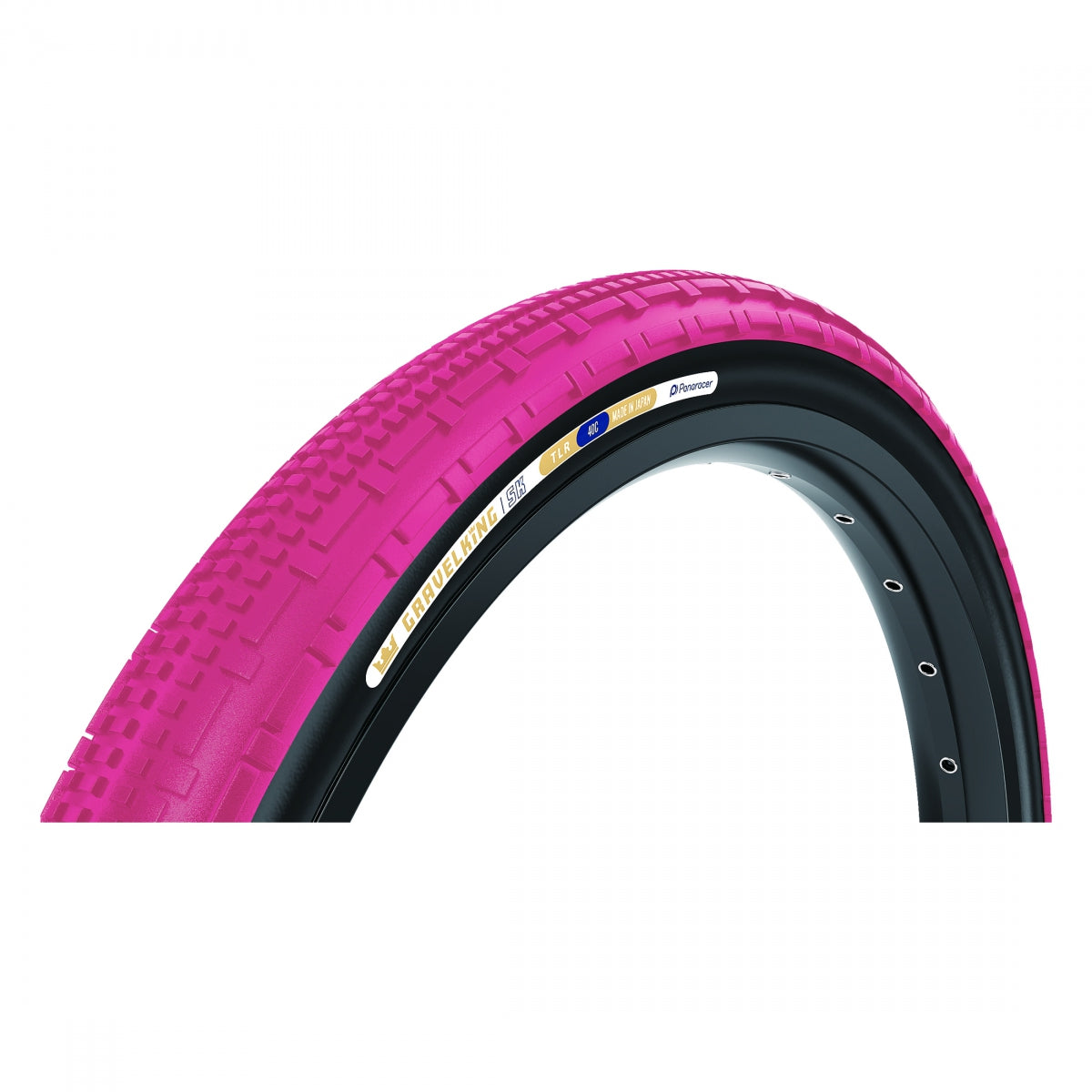 PANARACER TIRE PAN GRAVELKING SK 700x45 FOLD TBLS CRANBRY/BK - PANARACER