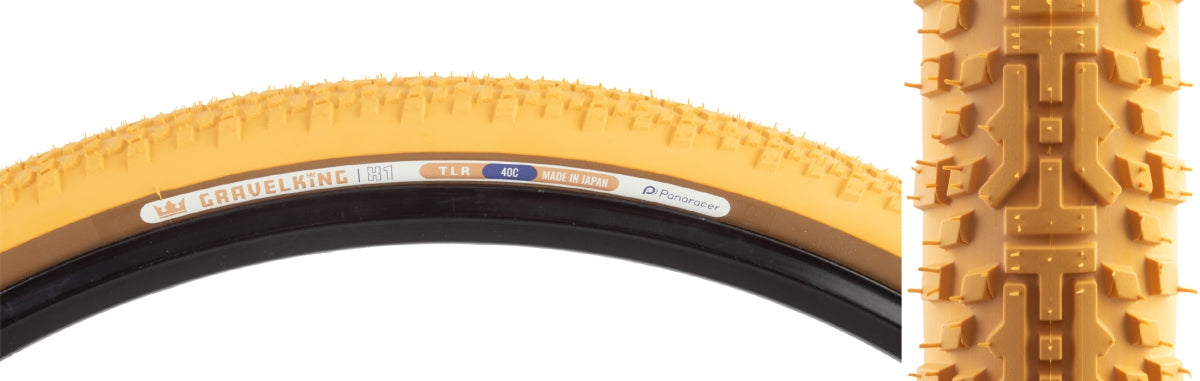 PANARACER TIRE PAN GRAVELKING X1 700x40 FOLD TBLS HONY-BUTR/BN - PANARACER
