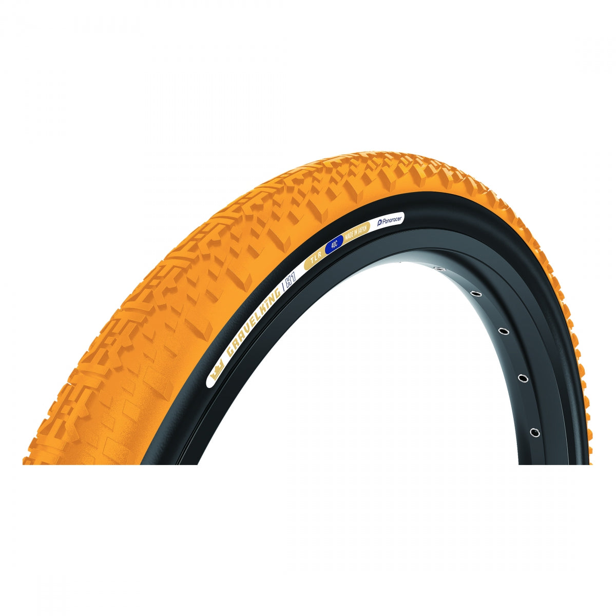 PANARACER TIRE PAN GRAVELKING X1 700x45 FOLD TBLS HONY-BUTR/BK - PANARACER