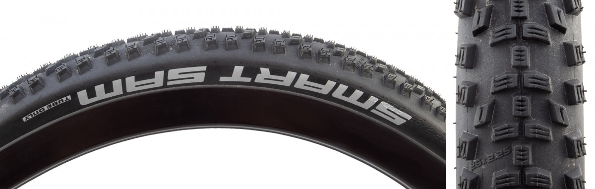 SCHWALBE TIRE SWB SMART SAM 26x2.25 PERF BK/BSK ADDIX E25 WIRE - SCHWALBE