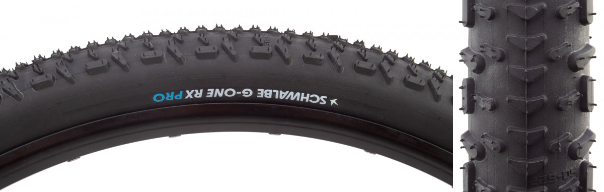 SCHWALBE TIRE SWB G-ONE RX 700x50 EVO V-GUARD BK/BSK ADDIX RACE TLR E25 FOLD - SCHWALBE