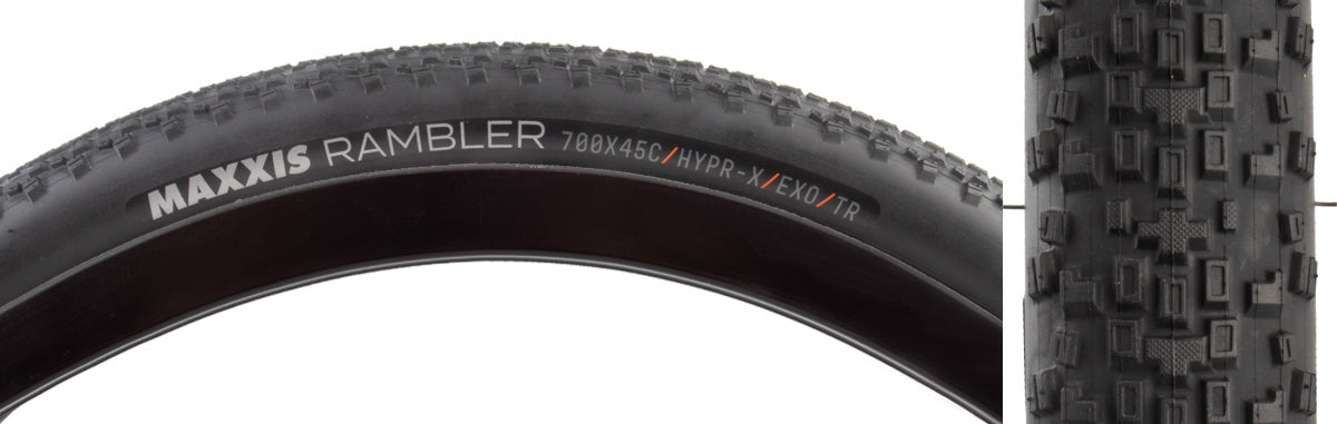 MAXXIS TIRE MAX RAMBLER 700x45 BK FOLD/120 HYPR-X/EXO/TR - MAXXIS