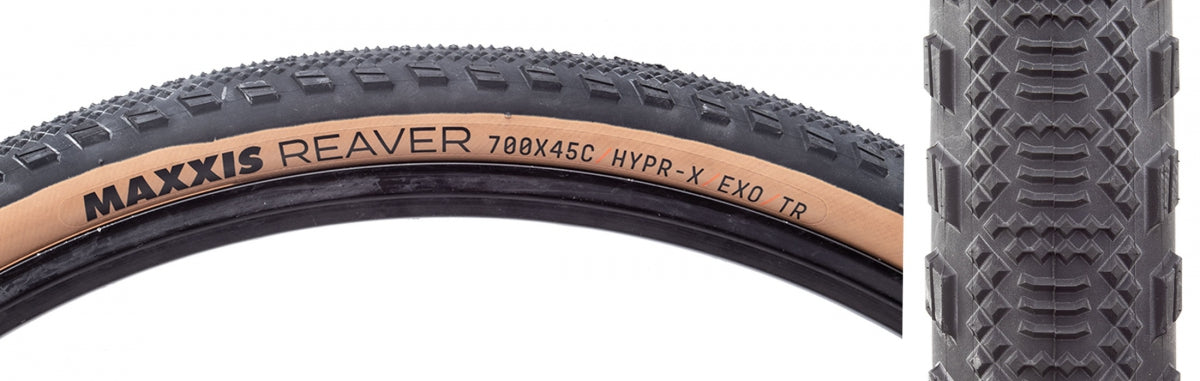 MAXXIS TIRE MAX REAVER 700x45 BK/TAN FOLD/120 HYPR-X/EXO/TR - MAXXIS