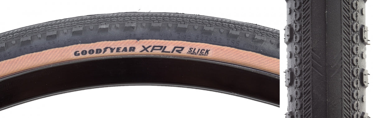 GOODYEAR TIRE GOODYEAR ZIP SLICK XPLR 700x45 BK/TRANS-SK TLR FOLD - GOODYEAR