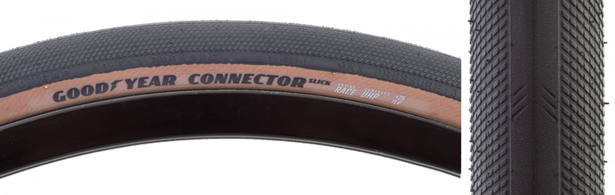 GOODYEAR TIRE GOODYEAR CONNECTOR SLICK RACE 700x40 BK/TRANS-SK FOLD TLR - GOODYEAR
