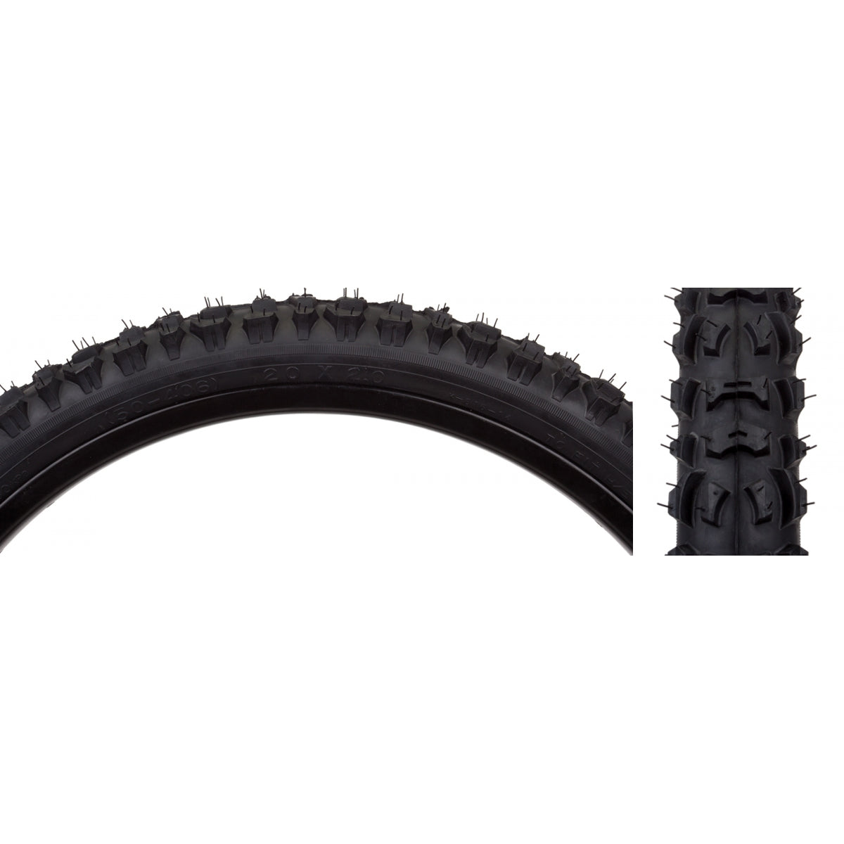 SUNLITE TIRE SUNLT 20x2.0 BK/BK SMOKE K816 WIRE - SUNLITE
