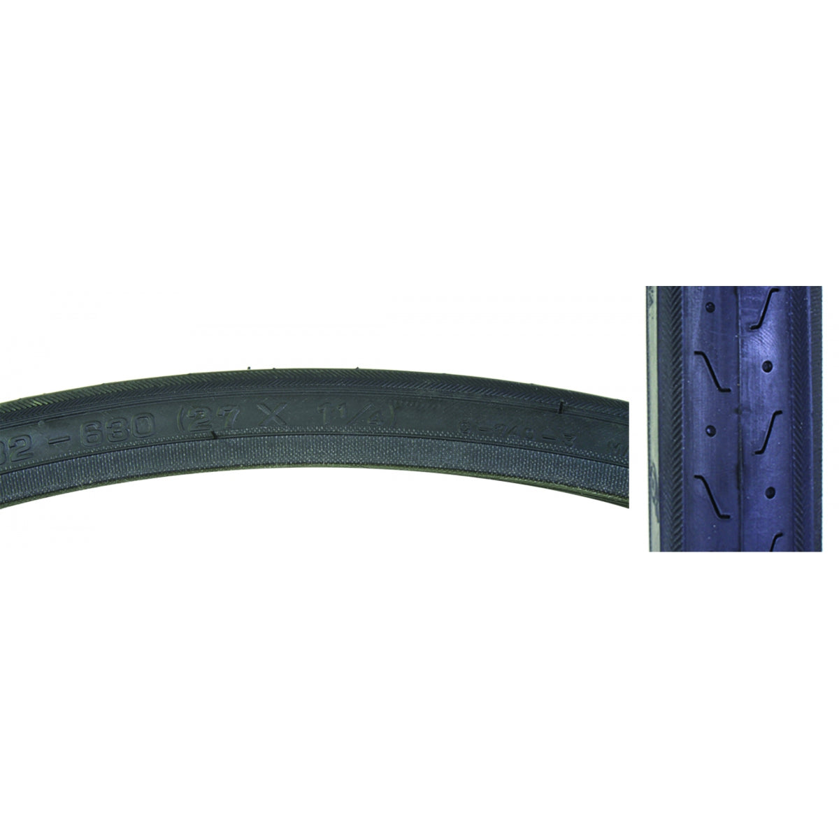 SUNLITE TIRE SUNLT 27x1-1/4 CST740 BK/Black BELTS-HP - SUNLITE