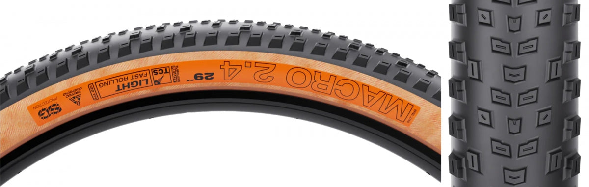 WTB TIRE WTB MACRO 29x2.4 BK/TAN LIGHT FR TCS/120/TT/SG FOLD - WTB