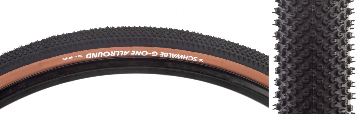 SCHWALBE TIRE SWB G-ONE ALLROUND 700x40 PERF R-GUARD BK/BRZ ADDIX TLR E25 FOLD - SCHWALBE