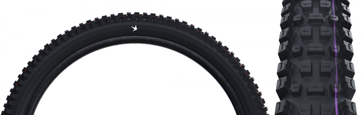 SCHWALBE TIRE SWB ALBERT 27.5x2.5 EVO TRAIL PRO RADIAL BK/BSK ADDIX U-SOFront TLR E50 FOLD - SCHWALBE