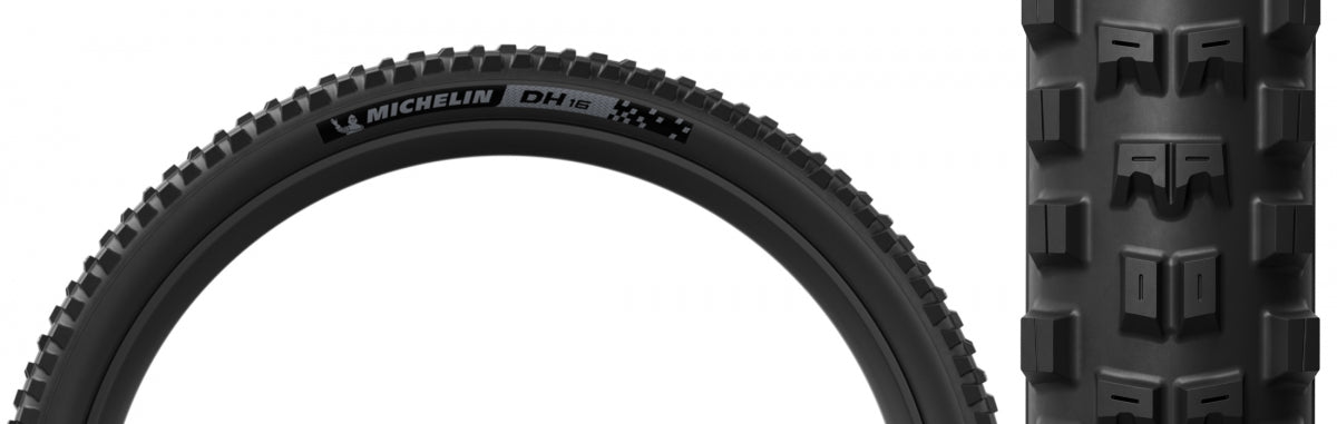 MICHELIN TIRE MICHELIN DH16 29x2.4 BK/GY FOLD/1x55/1x120 MAGI-X/TLR/E25 - MICHELIN