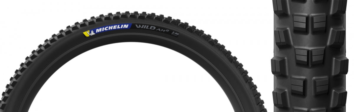 MICHELIN TIRE MICHELIN WILD AM2 COMP 29x2.4 BK/BKFOLD/3x60 GUMX/GST/TLR/E25 - MICHELIN