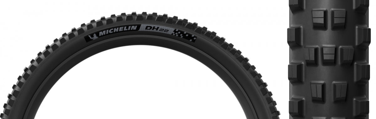MICHELIN TIRE MICHELIN DH22 29x2.4 BK/GY FOLD/1x55/1x120 MAGI-X/PPP/TLR/E20mph - MICHELIN