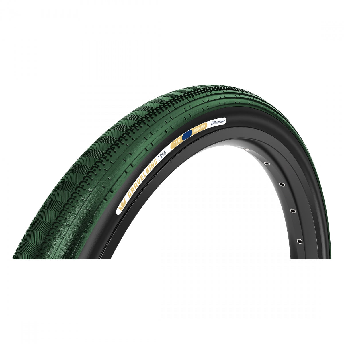 PANARACER TIRE PAN GRAVELKING SS 700x45 FOLD TBLS BR-GN/BK - PANARACER