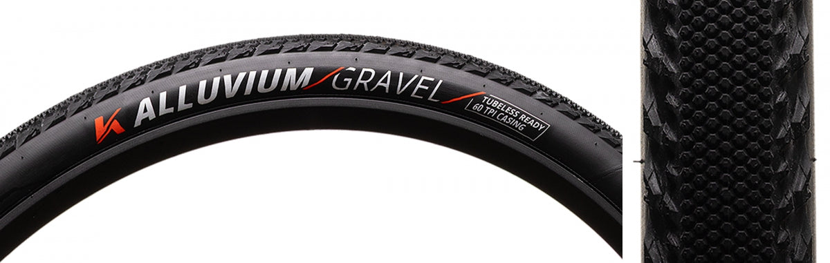 KENDA TIRE KEN ALLUVIUM GRAVEL 700x40 BK/CSK GCT/120 FOLD - KENDA