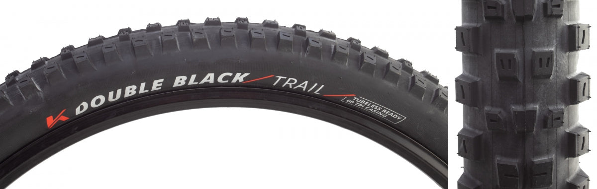 KENDA TIRE KEN DOUBLE BLACK TRAIL 29x2.6 BK/BK SCT/60 FOLD - KENDA