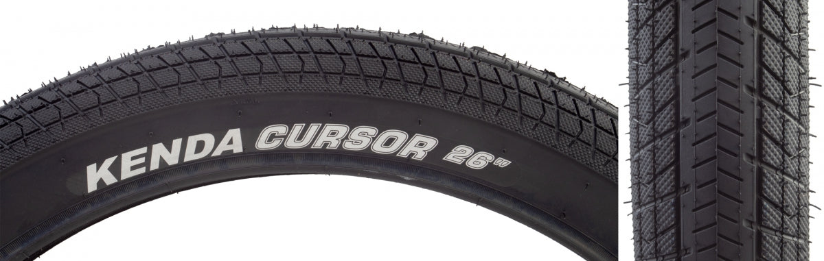 KENDA TIRE KEN CURSOR 26x3.0 BK/BK 30 WIRE - KENDA