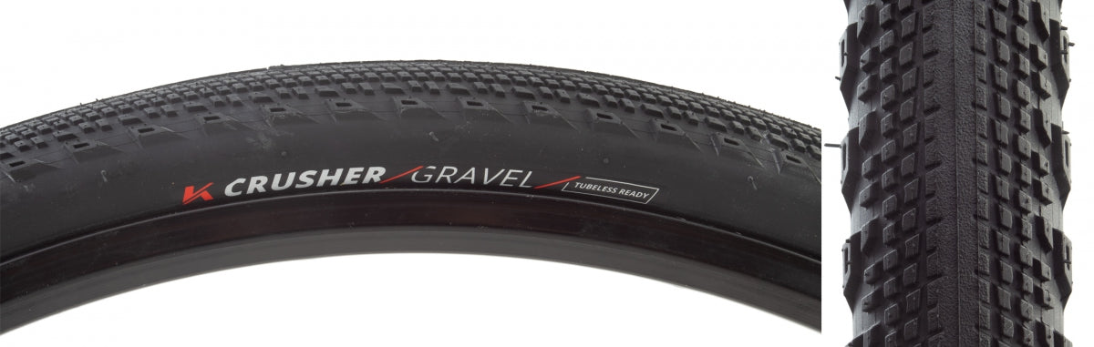 KENDA TIRE KEN CRUSHER GRAVEL 650Bx50 BK/GSK GCT/CSK/120 FOLD - KENDA