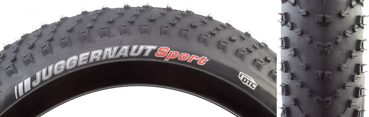 KENDA TIRE KEN JUGGERNAUT SPORT 26x4.8 BK/BK 60 WIRE - KENDA