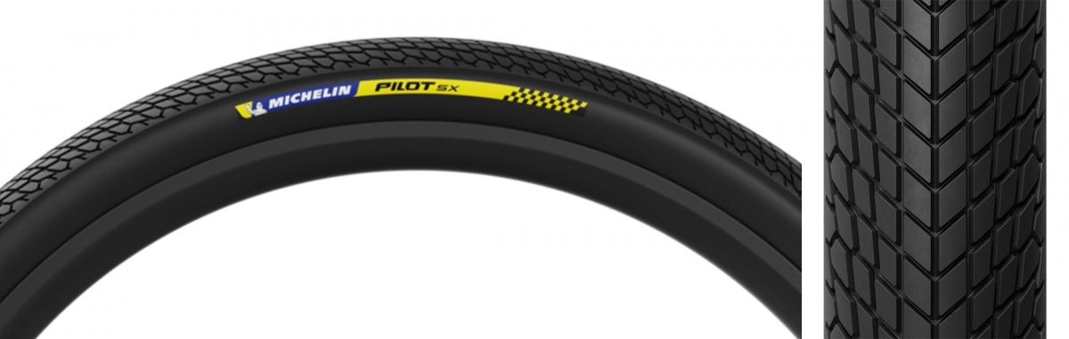 MICHELIN TIRE MICHELIN PILOT SX 20x1-3/8 BK/BK WIRE/3x62/TLR - MICHELIN