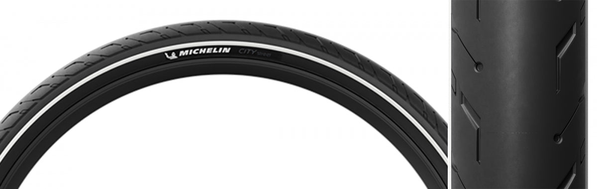 MICHELIN TIRE MICHELIN CITY STREET 29x2.0 BK/BK WIRE/3x62 MAGI-X/TT/E25 - MICHELIN
