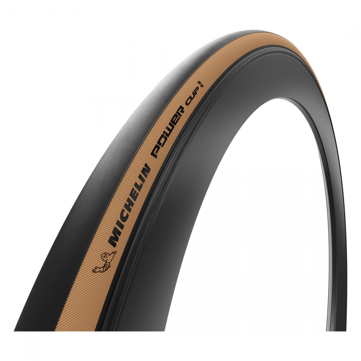MICHELIN TIRE MICHELIN POWER CUP 700x28 BK/TAN FOLD/3x120 GUM-X/TST/TLR - MICHELIN