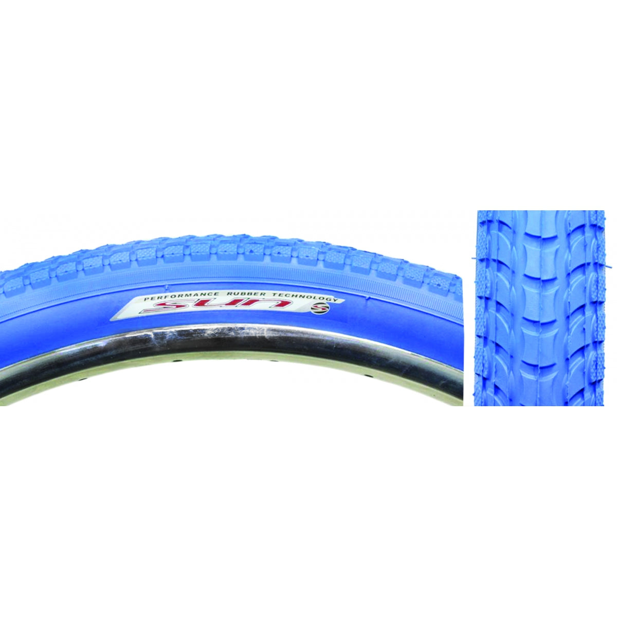 SUNLITE TIRE SUNLT 26x2.125 BU/BLU CRUISER K927 w/SUN LOGO KOMFORT WIRE - SUNLITE
