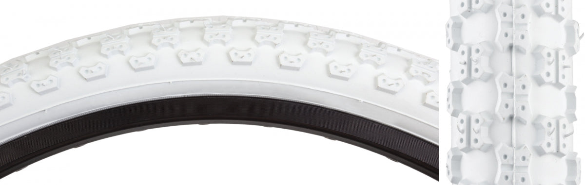 SUNLITE TIRE SUNLT 12-1/2x2-1/4 WH/WH MX3 K50 WIRE - SUNLITE