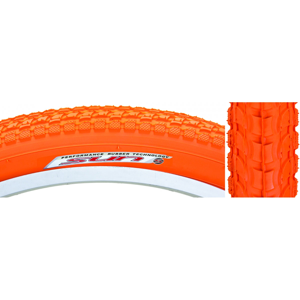SUNLITE TIRE SUNLT 26x2.125 OR/OR CRUISER K927w/SUN LOGO KOMFORT WIRE - SUNLITE
