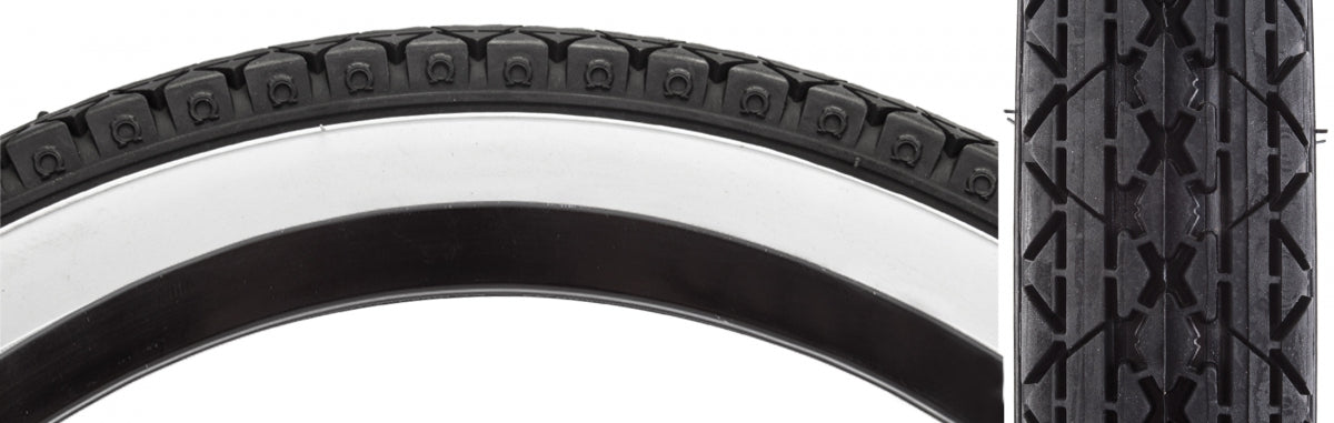 SUNLITE TIRE SUNLT 20x2.125 CST241 BK/WHT CRUISER WIRE - SUNLITE
