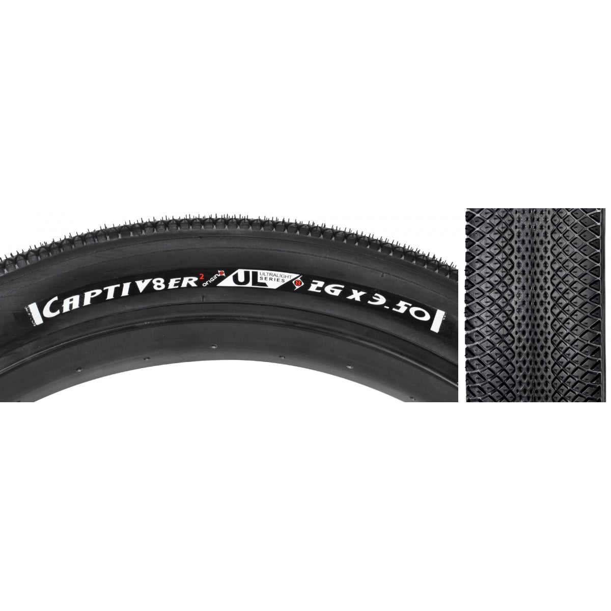 ORIGIN8 TIRE OR8 CAPT UL 26x3.5 BK/BK FOLD - ORIGIN8