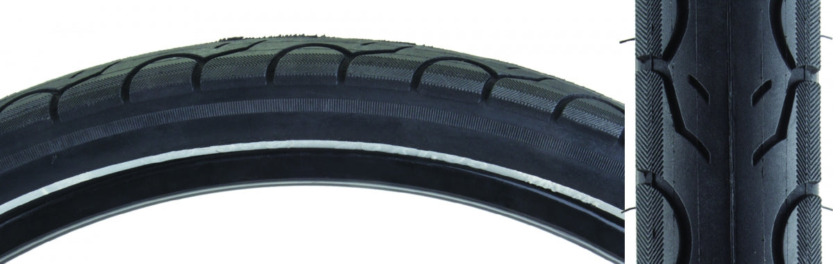 KENDA TIRE KEN KWEST 26x1.95 BK/BK K193 22tpi REFLECTIVE 40-65psi WIRE - KENDA