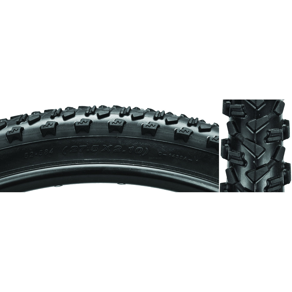 SUNLITE TIRE SUNLT 27.5x2.1 CST1435A BK/BSK WIRE - SUNLITE