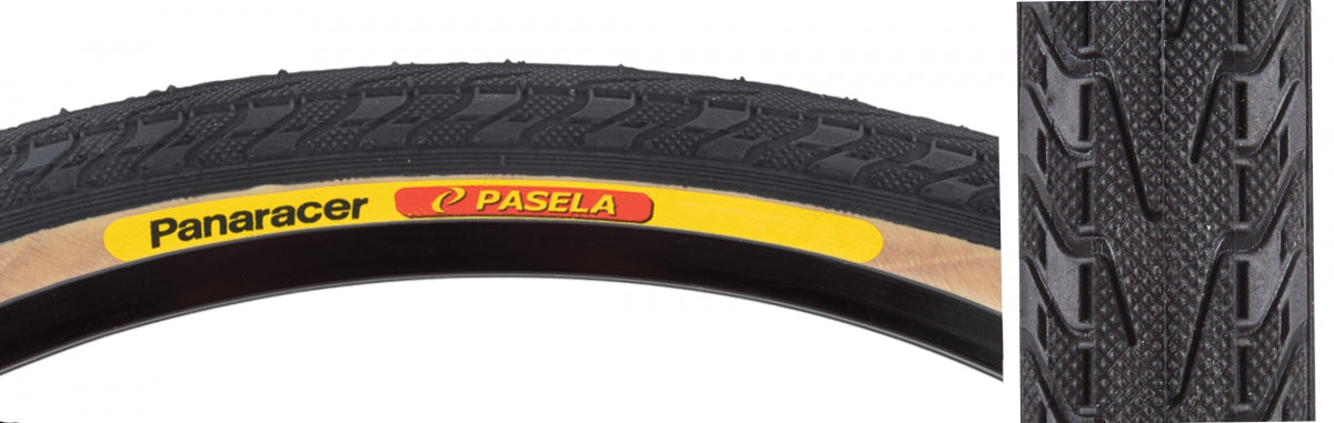 PANARACER TIRE PAN PASELA 700x35 WIRE BK/YSK - PANARACER