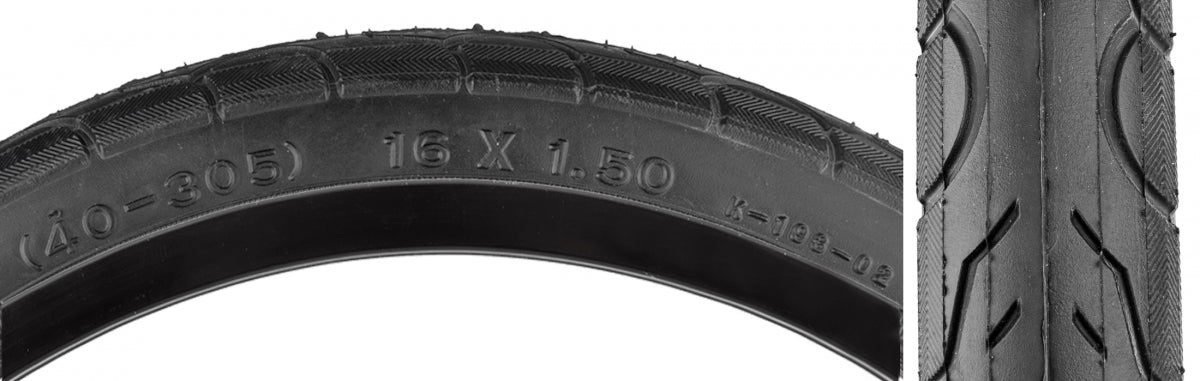 SUNLITE TIRE SUNLT 16x1.5 BK/BK KWEST 60lbK193 WIRE - SUNLITE
