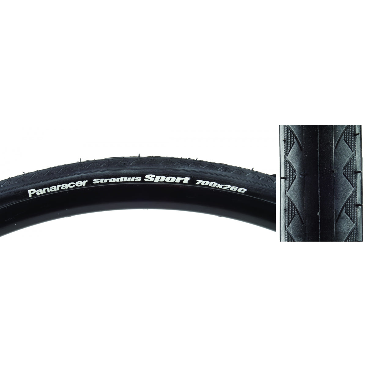PANARACER TIRE PAN STRADIUS SPORT 700x26 FOLD BK/BK - PANARACER