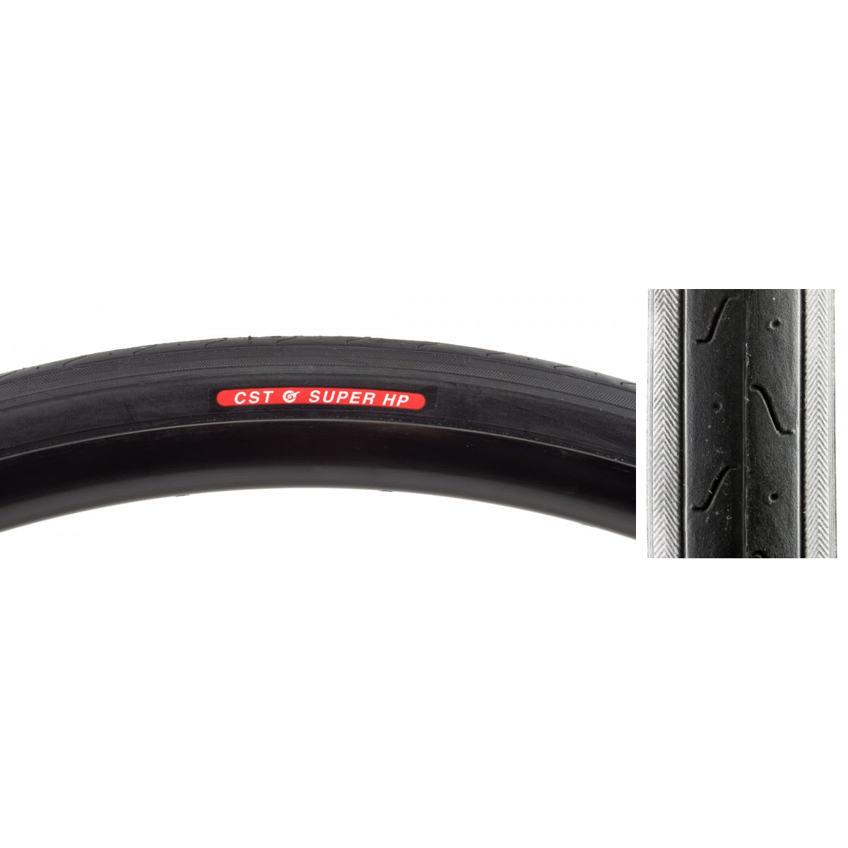SUNLITE TIRE SUNLT 700x25 CST740 BK/Black S-HP WIRE - SUNLITE