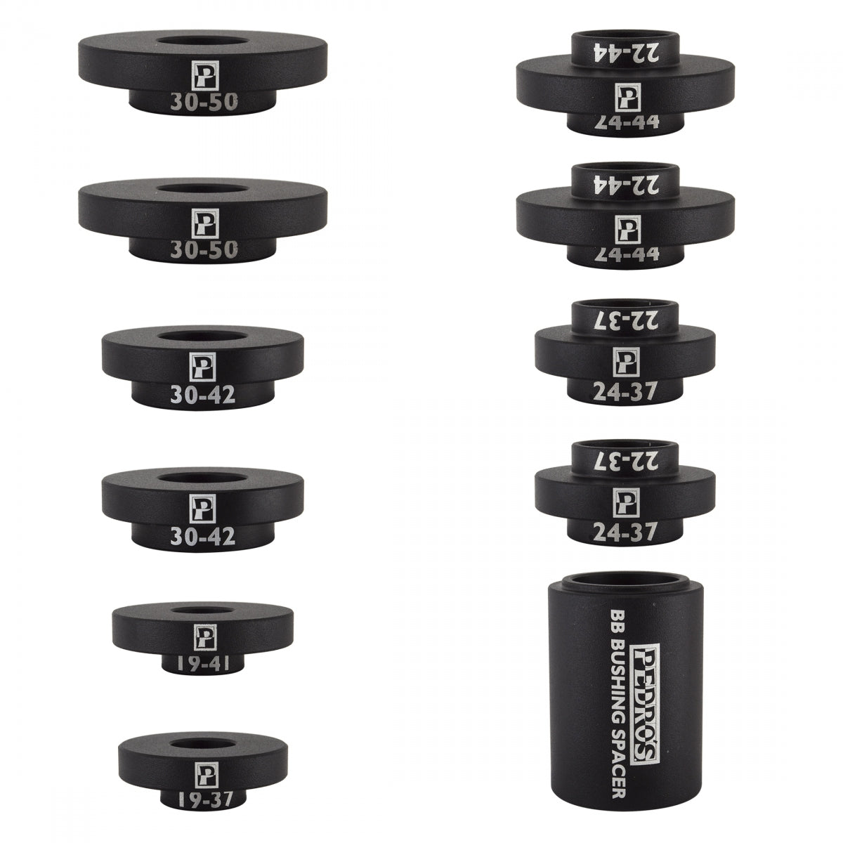 PEDROS TOOL HEAD & BB CUP PEDROS BB BUSHING SET f/HEADSET/BEARING PRESS - PEDROS