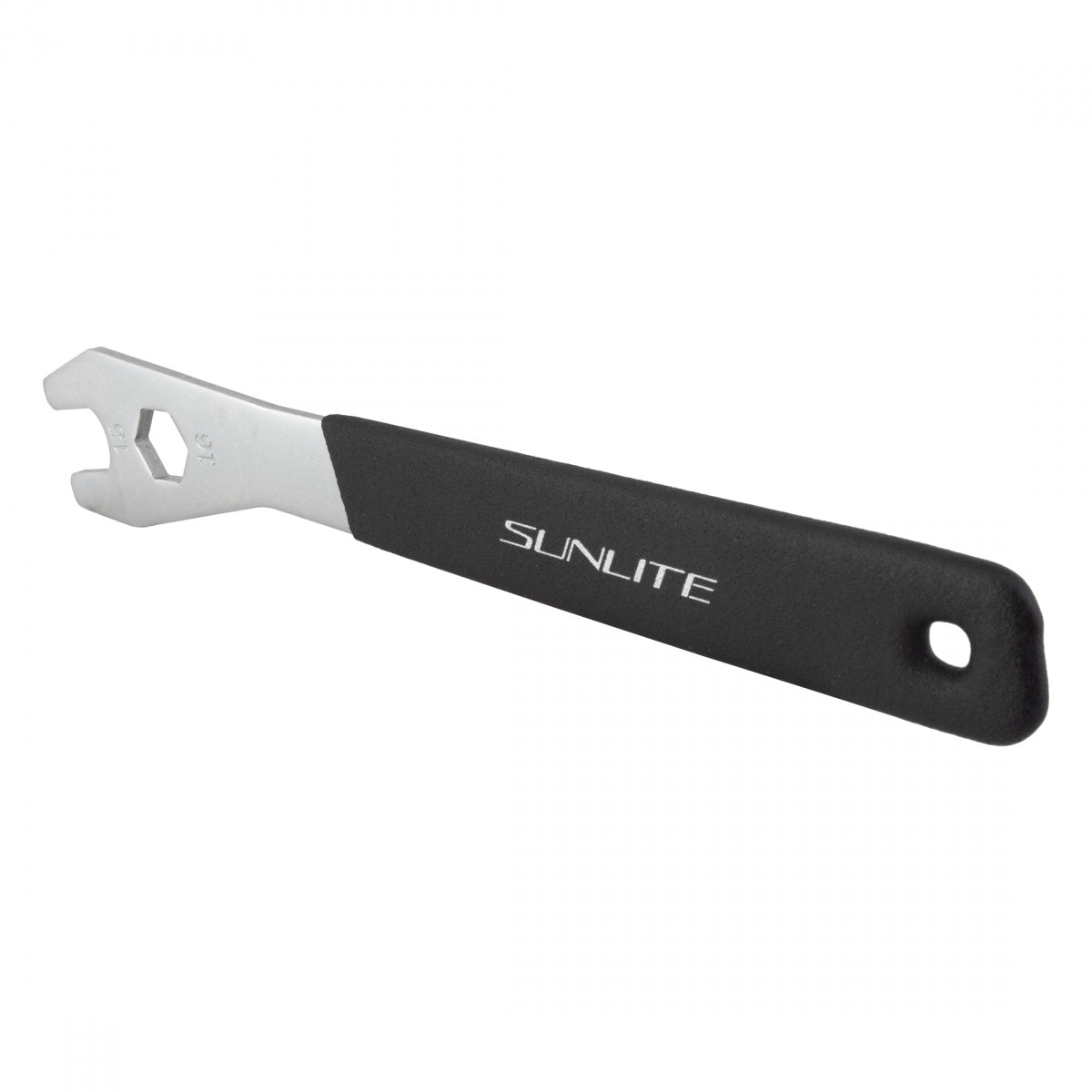 SUNLITE TOOL PEDAL WRENCH SUNLT SLIM 15mm w/16mm-BOXEND BK/SL - SUNLITE