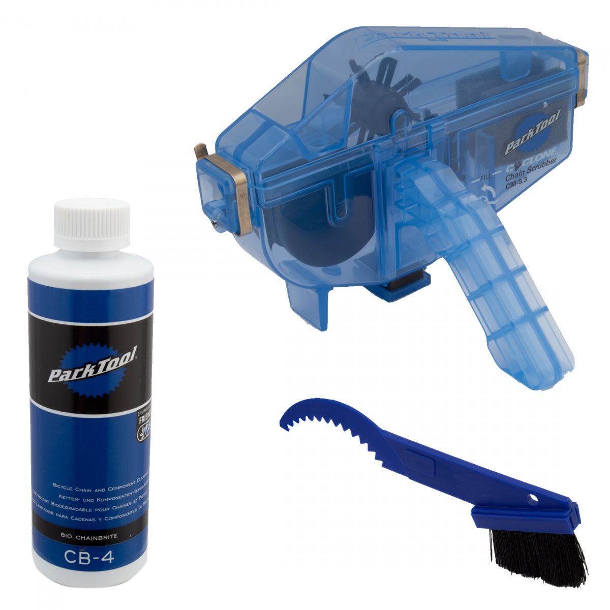 PARK TOOL TOOL CHAIN CLEANER PARK CG-2.4 3pc kit CHAIN GANG - PARK TOOL